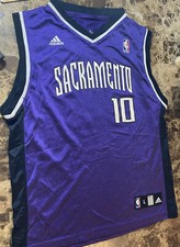Adidas NBA Sacramento Kings #10 Bibby Purple Jersey Boys Large 14-16 Basketball