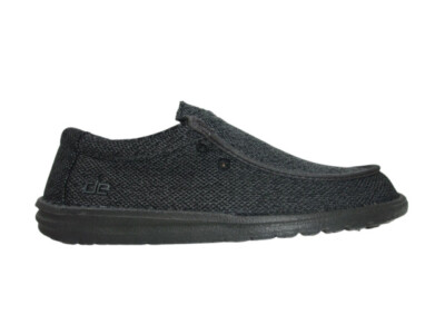 Hey Dude Conway Mens Sz 12 Black Desert Print Canvas Comfort Slip On Shoes Used Hey dude conway desert - Gem main image 3