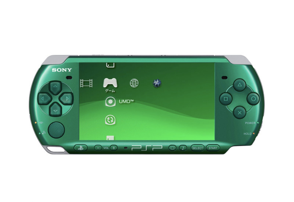 PSP 3000 Spirited Green SG Console only No Battery [H]