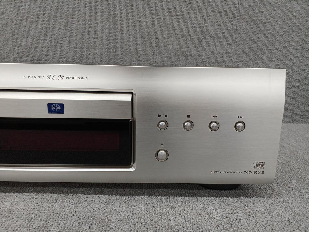 Denon DCD-1650AE SACD Player Silver Good Condition Used w