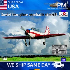 Amodel 4806 Two-seat Aerobatic Yakovlev Yak-52 Soviet Aircraft model kit 1/48
