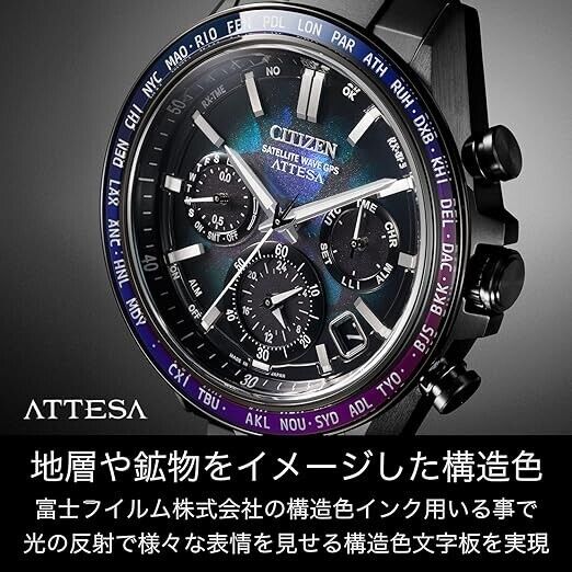 CITIZEN CC4057-60E ATTESA ACT Line Black Titanium Series CITIZEN CC4057-60E ATTESA ACT Line Black Titanium Series