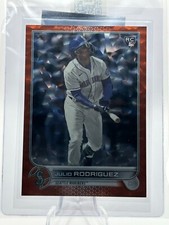 JULIO RODRIGUEZ 2022 TOPPS UPDATE ORANGE FOIL 285/299 ROOKIE RC #US44 JC