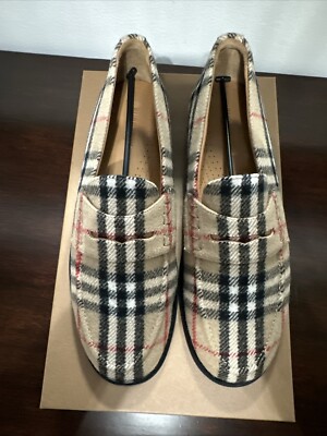靴 Burberry Burberry Terrace Check Linen Low-Top Sneakers | Saks Fifth Avenue