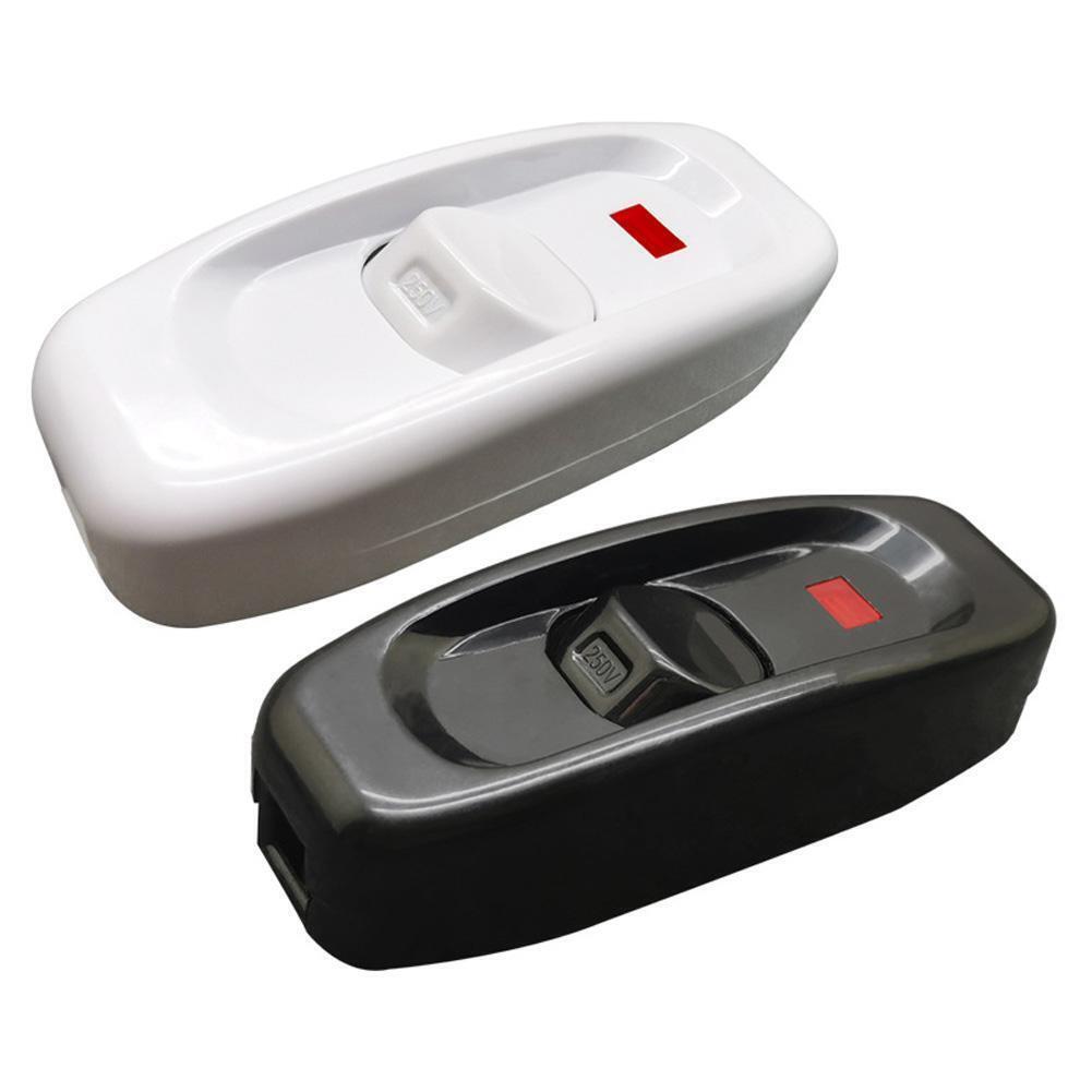 Cord Cable Switch 110-250V 10A Inline ON/OFF Table Lamp Desk Line ...