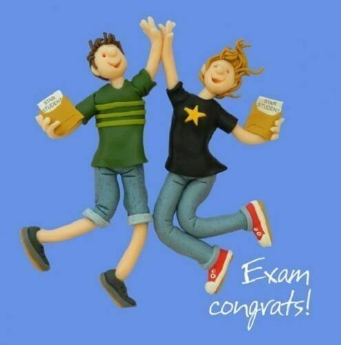 exam congrats Holy Mackerel Card congratulations