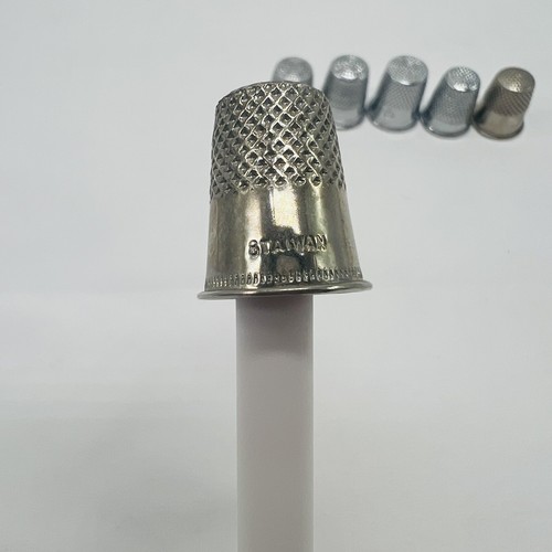 Dedales Vintage Metal Dedales Lote de 10 Piezas Varios Tamaños - Imagen 6 de 11