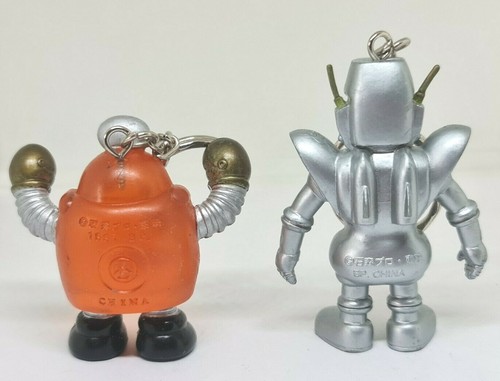 ROBOCON KEY CHAIN FIGURE KEY HOLDER ROBOCON CLEAR COLOR COLLECTION BANPRESTO x 2 - Picture 2 of 2