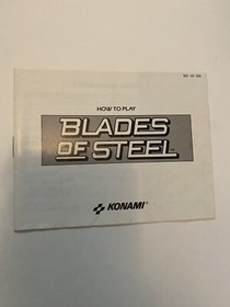 Blades Of Steel (Nintendo NES, 1988) Complete In Box w/Manual And Poster