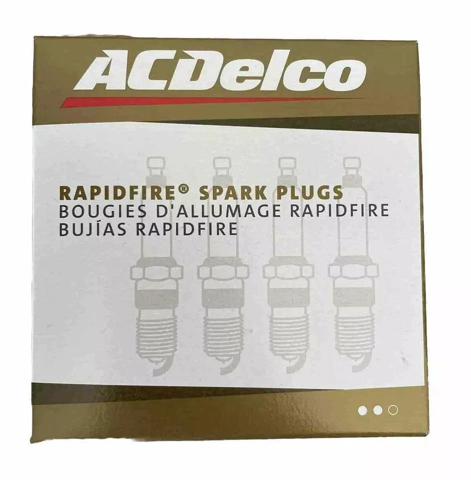 Velas de ignição ACDelco #17 Rapid Fire Performance platina GM 19308033 (CONJUNTO DE 6) - Imagem 2 de 4