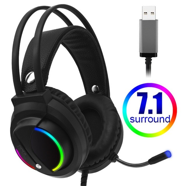 Blackweb 7.1 Surround Sound PC Gaming Headset, with Retractable Cable