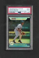 WOW!  1999 Bowman Chrome  Scouts Choice  Adrian Beltre REFRACTOR~ The ONLY PSA 9
