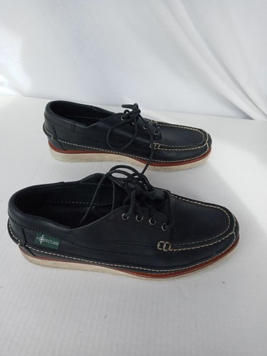 Scarpe da barca Eastland uomo casual nere Oxford 7400-01 stringate mocassino 10 M - Foto 16 di 20