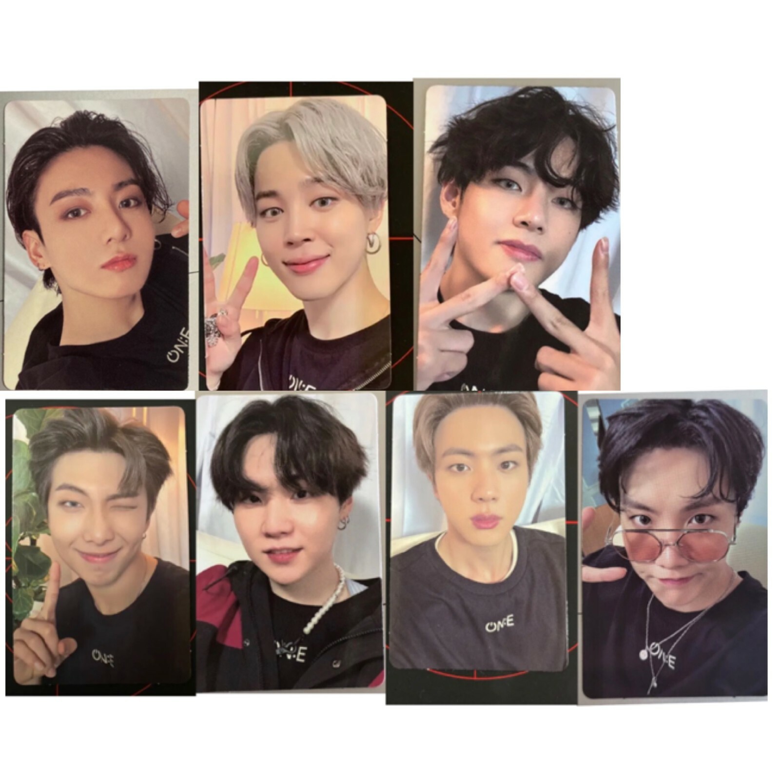 BTS MAP OF THE SOUL ON:E one blu-ray photocard set v jungkook rm mint official