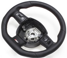 Volant En Cuir Sline Noir AUDI A3 A4 A5 A6 Q5