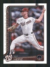 2025 Topps #287 DJ Herz RC Washington Nationals 38239