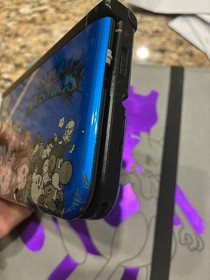 Nintendo 3DS XL Super Smash Bros Limited Edition Console Blue Missing Stylus