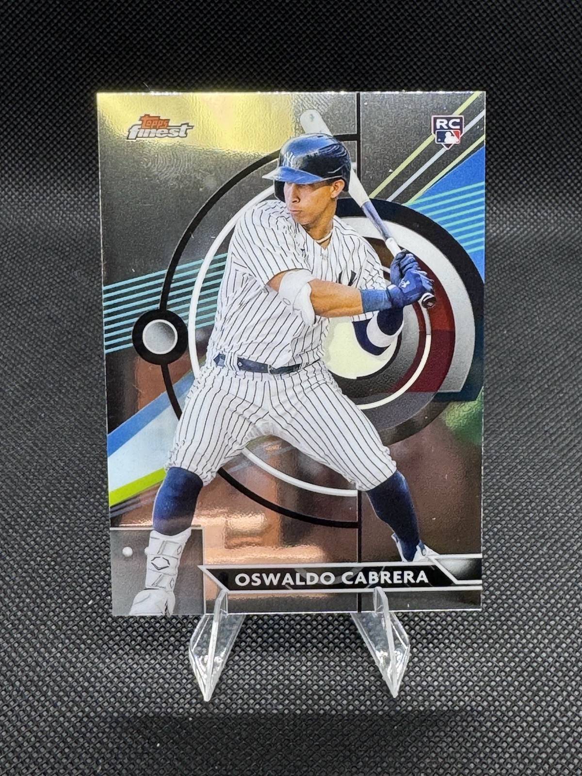 2023 Topps Finest - Oswaldo Cabrera #41 Refractor (RC)