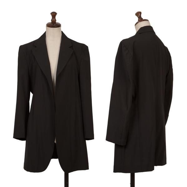 COMME des GARCONS Wool Buttonless Jacket Black S - image 1