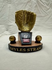 Rawlings Mystery Gold Glove Replica Trophy, Myles Straw