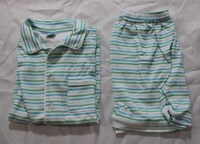 Willow Boy's Mick Man Striped Short Sleeve Lounge Set CN6 Multicolor Size 8 NWT
