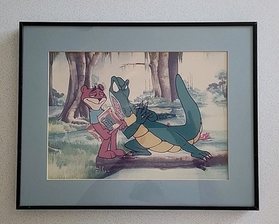 Post Sugar Bear Pre Production Cereal Cel Framed Golden Crisp