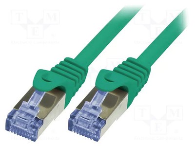Cu RJ45-Stecker,beiderseitig Line Patch cord 6a LSZH S/FTP