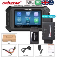 OBDSTAR P50 SR-S Reset Tool OBD2 Scan Cover 16600+EC-U Part With CAN FD Adapter
