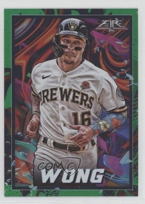 2022 Topps Fire Green 56/199 Kolten Wong #41 12au