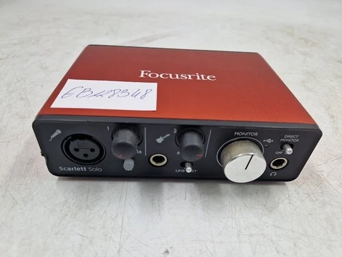 Focusrite Scarlett Solo Audio Interface - USB Aufnahme Interface