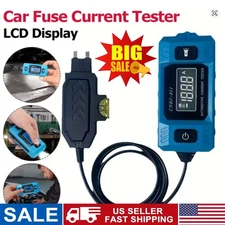 Automotive Fuse Current Tester LCD Display Car Leakage Analyzer Max 48V Tool