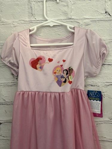 Disney Princess Pink TG Fantasy Gown NWT 100% Polyester Girls 5T (Retail $13.98) - Picture 2 of 11