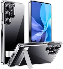 Designed for Samsung Galaxy S24 Ultra Case,[Built in Hidden Kickstand][Milita...