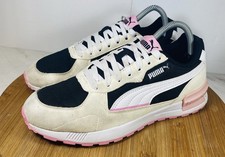 PUMA Future Rider 381987-09 Black/pink/ Beige /white Sneakers Size 7C