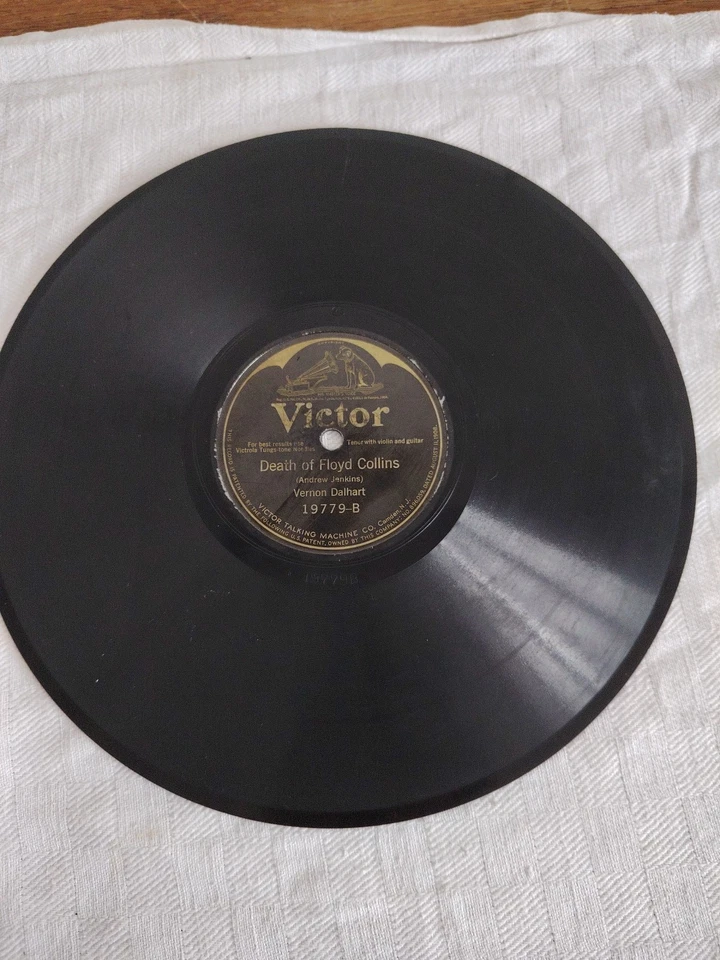 VERNON DALHART THE DEATH OF FLOYD COLLINS 78RPM VICTOR 19779 - Изображение 2 из 4