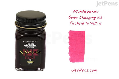 Monteverde USA Farbwechsel 30ML Tinte Fuchsia zu Gelb