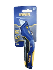 Utility Knife Retractable IRWIN 3/4” 3-Blades & Onboard Blade Storage IWHT10436