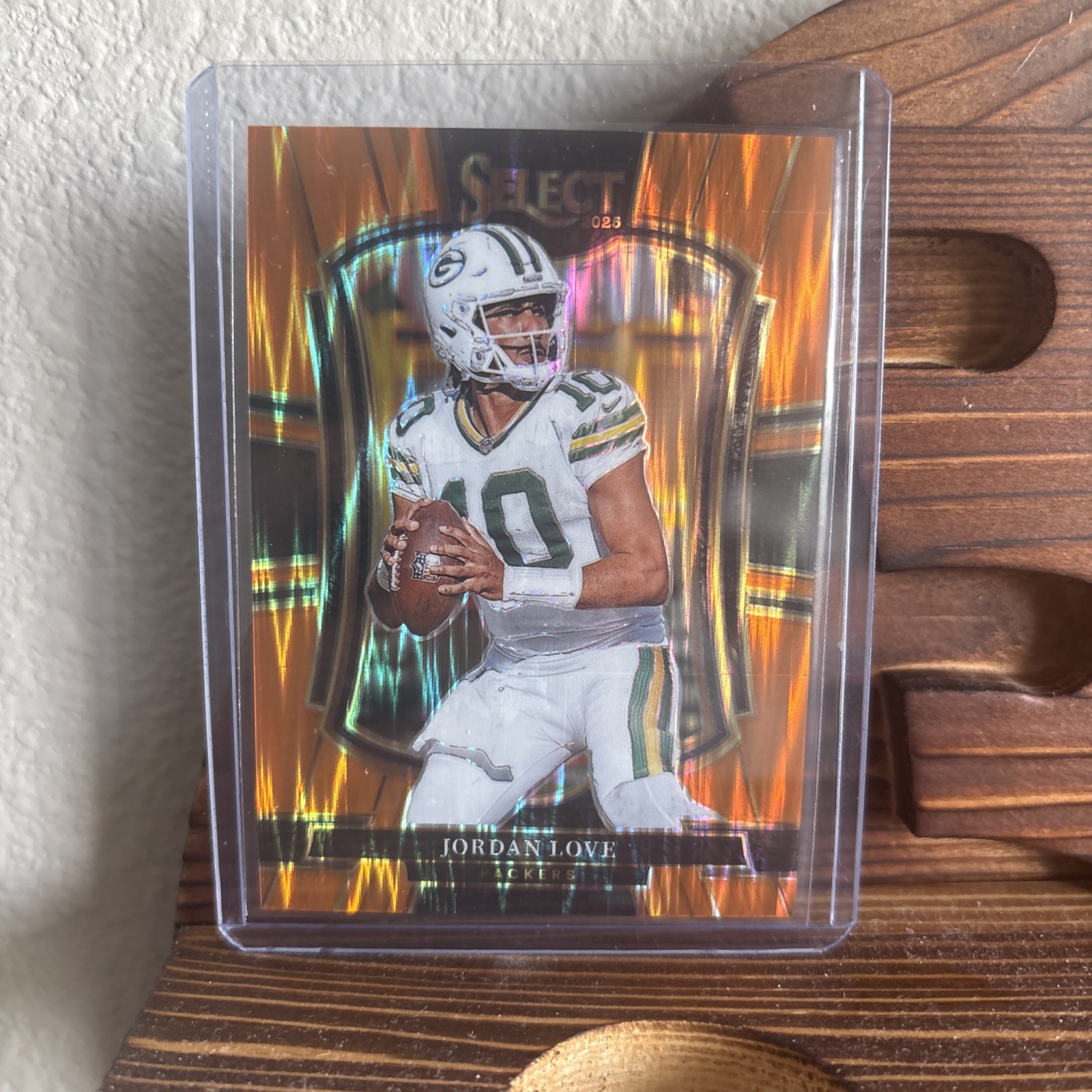 2025 Panini Select - Premier Level Jordan Love #168 Orange Shock Prizm /399