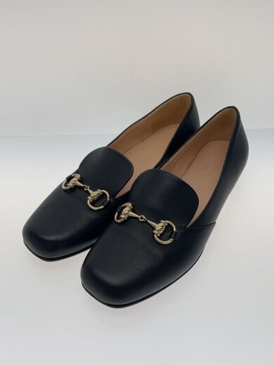 GUCCI/horsebit leather loafers/37.5/black/leather/466702 GUCCI/horsebit leather loafers/37.5/black/leather/466702