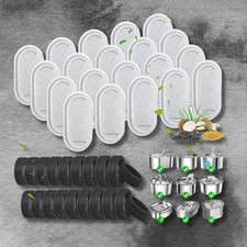 40pcs Cat Fountain Filters Replacement for 67/108/135oz Pet Drinking Replacement