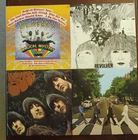 Beatles Vinyl Lot of 4 Records: Abbey Road, Rubber Soul, Revolver, Mystery Tour