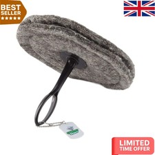 10 Inch Off-White Wool Chimney Draught Excluder – Energy Efficient & Protective