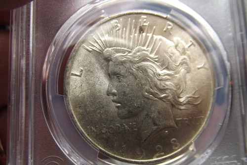 1923-P  Silver Peace Dollar   PCGS MS62 Terrific Strike PQ Looks Better