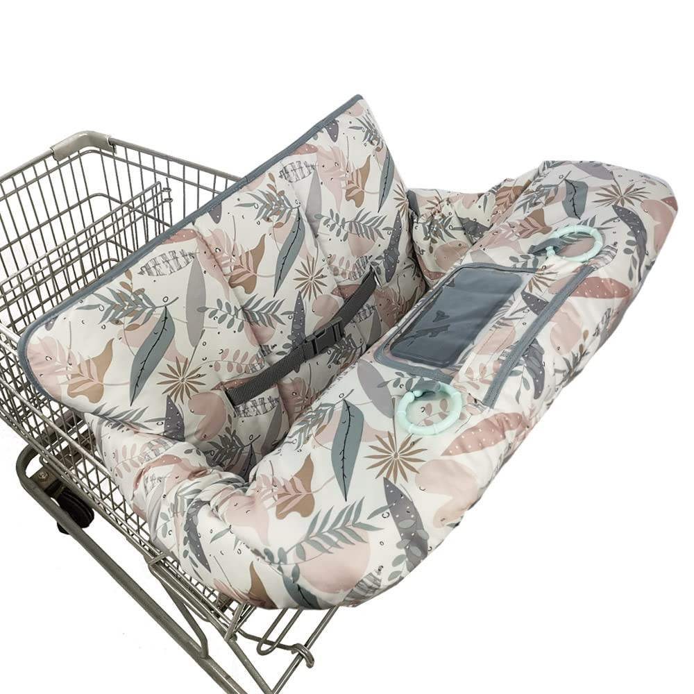 Shopping Cart Cover for Baby, 2 in 1 High Chair Cover for Restaurant Seat & Groc