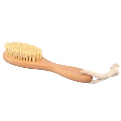 Body Scrubber Bath Brush Beech Sisal Handle for Cleaning