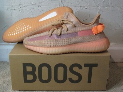 adidas Yeezy Boost 350 V2 Clay Orange Black Men's Size 10 NEW
