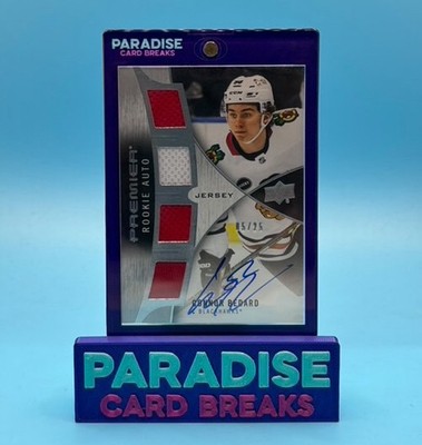 2023-24 Upper Deck Premier Connor Bedard Rookie Patch Auto /25