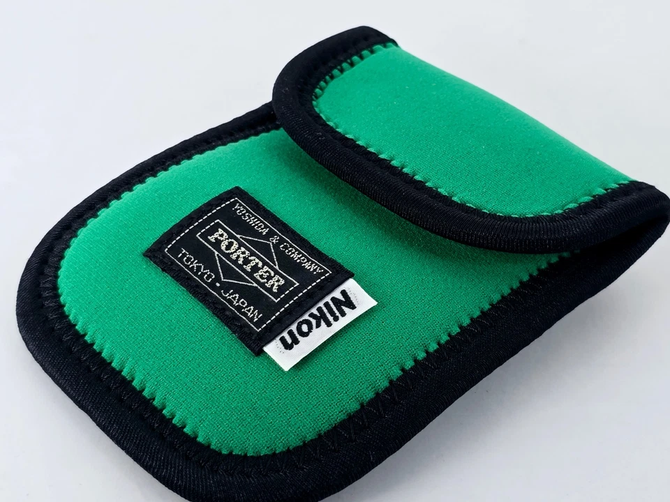 🌸[Unused] Nikon x Porter Coolpix Digital Camera Case Green From JAPAN - Image 2 of 4