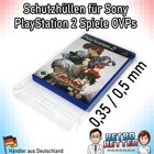 Schutzhüllen V2 PS2 Spiele OVP 0,35 / 0,5 mm PlayStation 2 Sony Game DVD Hülle