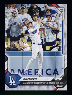 2026 TOPPS NOW-Takes flight to rob HR  Win - KYLE TUCKER (Topps Bunt DigitaICard